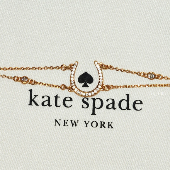 kate spade Jewelry - Kate Spade Wild Ones Pave Horseshoe Bracelet